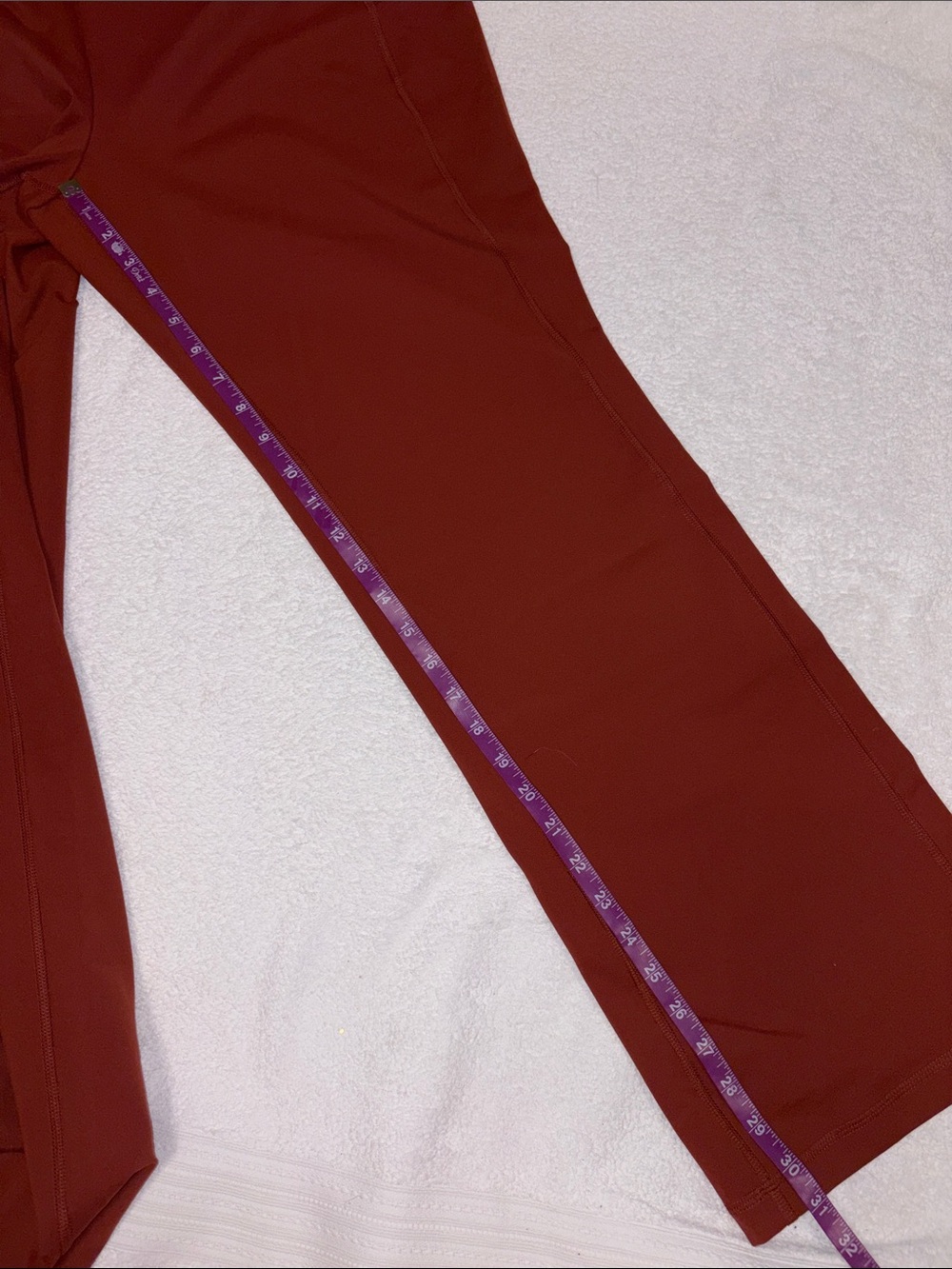 Duluth Trading noga supplex Wide-Leg Pants in Brick Red women’s lg 31 - Picture 9 of 12